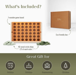 Wooden Four in a Row (ONLINE ORDER ONLY)