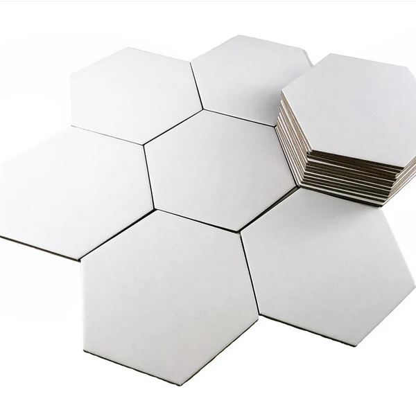 20 Blank Hexagon Board Game Tiles (ONLINE ORDER ONLY)