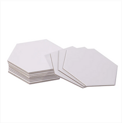 20 Blank Hexagon Board Game Tiles (ONLINE ORDER ONLY)