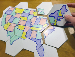 20 Blank Hexagon Board Game Tiles (ONLINE ORDER ONLY)