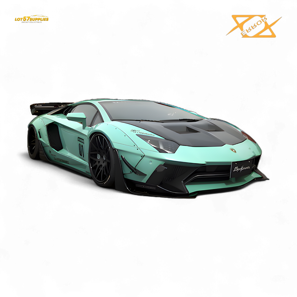 (Pre-Order) 404error LBWK Aventador 2.0 - Tiff Blue 1:64 (ONLINE ORDER ONLY)