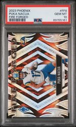 Graded 2023 Panini Phoenix Puka Nacua #FF8 Fire Forged Rookie RC Football Card PSA 10 Gem Mint (ONLINE ORDER ONLY)