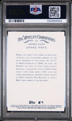 Graded 2024 Topps Allen & Ginter Drake Maye #272 Rookie RC Football Card PSA 10 Gem Mint (ONLINE ORDER ONLY)