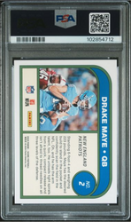 Graded 2024 Panini Score Drake Maye #2 Protential Rookie RC Football Card PSA 10 Gem Mint (ONLINE ORDER ONLY)