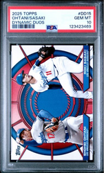 Graded 2025 Topps Shohei Ohtani/Roki Sasaki #DD15 Dynamic Duos Baseball Card PSA 10 Gem Mint (ONLINE ORDER ONLY)
