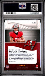 Graded 2024 Panini Illusions Bucky Irving #85 Trophy Collection Orange Rookie RC Football Card PSA 10 Gem Mint
