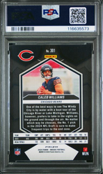 Graded 2024 Panini Mosaic Caleb Williams #301 Silver Rookie RC Football Card PSA 10 Gem Mint