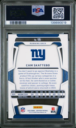 Graded 2025 Panini Certified Cam Skattebo #105 /499 Rookie RC Football Card PSA 10 Gem Mint