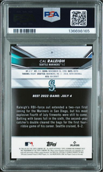 Graded 2022 Topps Bowmans Best Cal Raleigh #6 Rookie RC Baseball Card PSA 10 Gem Mint