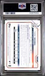 Graded 2021 Topps Bowman Tarik Skubal #11 Rookie RC Baseball Card PSA 10 Gem Mint