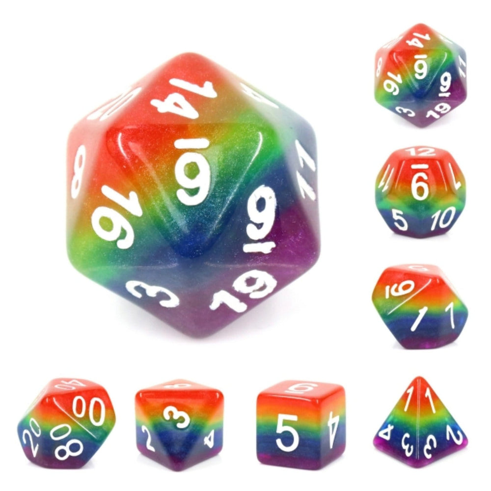 Rainbow Dice RPG Dice Set (ONLINE ORDER ONLY)