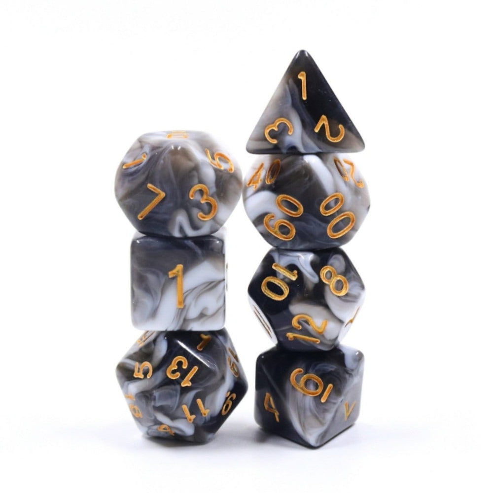 Espresso Cream RPG Dice Set (ONLINE ORDER ONLY)