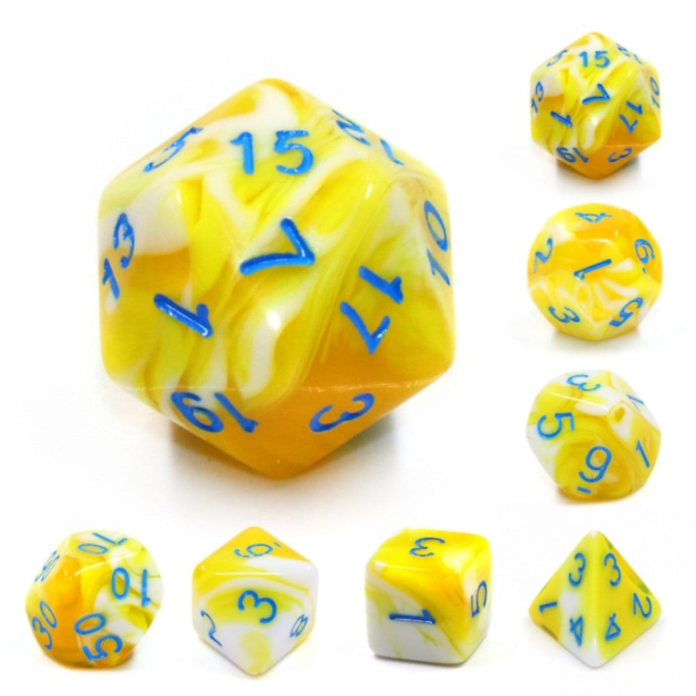 Lemon Cream RPG Dice Set (ONLINE ORDER ONLY)