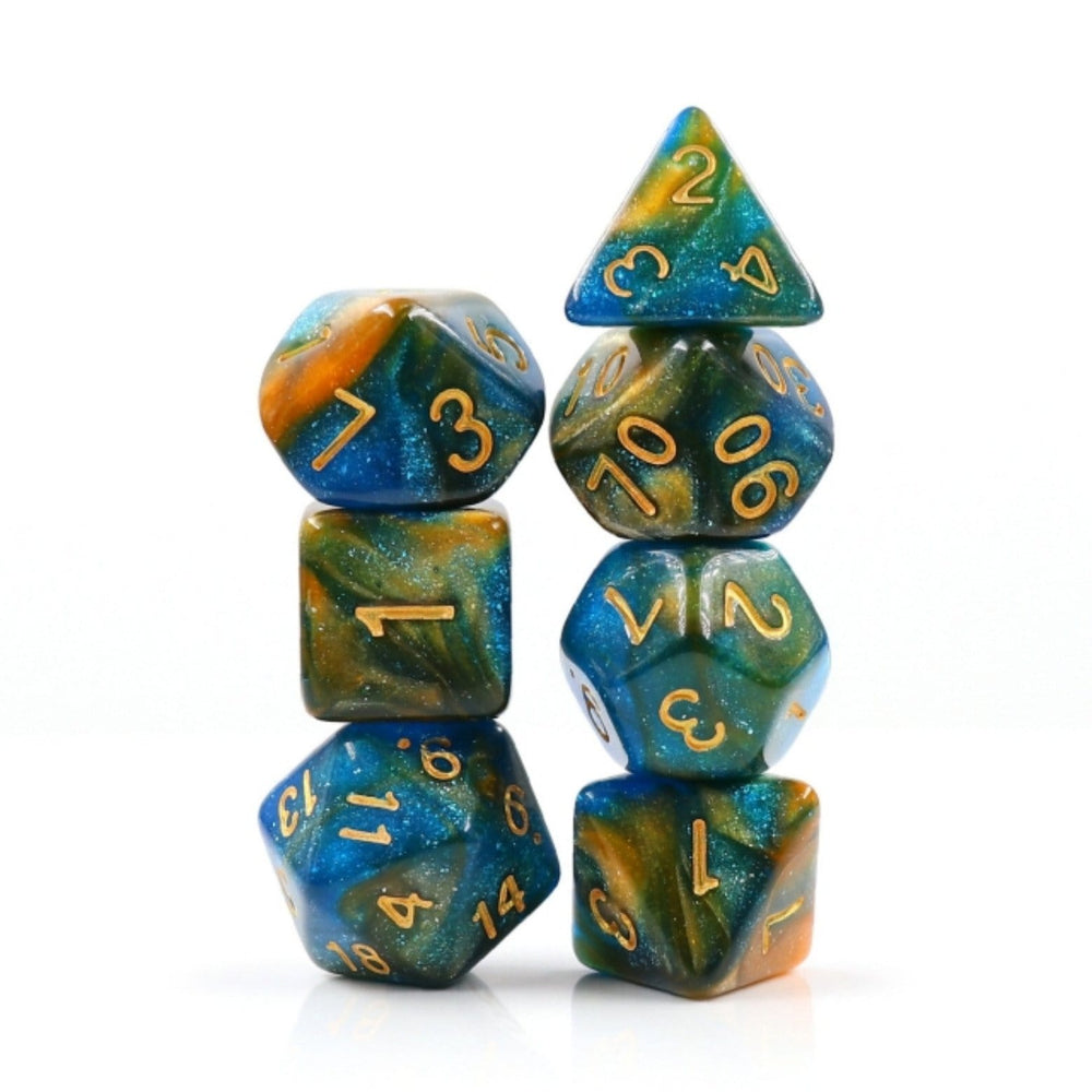 River at Dusk RPG Dice Set (ONLINE ORDER ONLY)