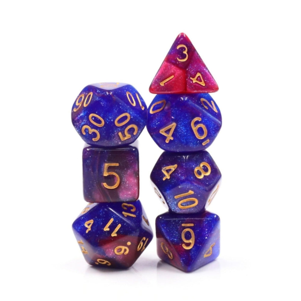 Rose Galaxy RPG Dice Set (ONLINE ORDER ONLY)