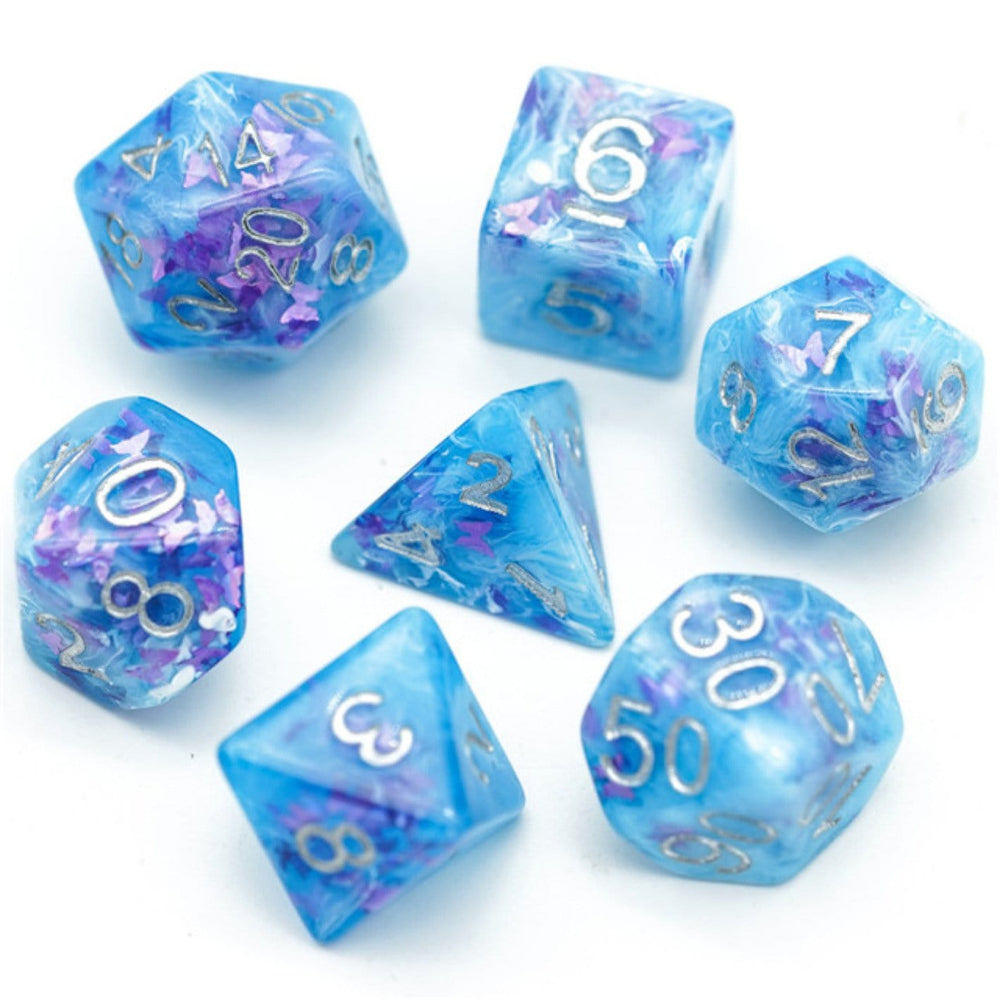 Frozen Butterfly RPG Dice Set (ONLINE ORDER ONLY)