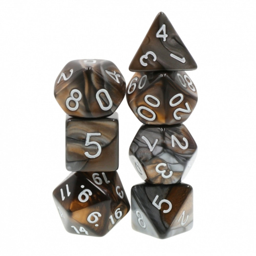 Bronze Coins RPG Dice Set (ONLINE ORDER ONLY)