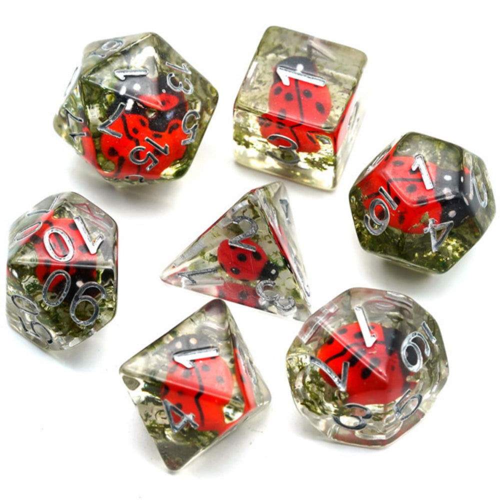 Red Ladybug  RPG Dice Set (ONLINE ORDER ONLY)