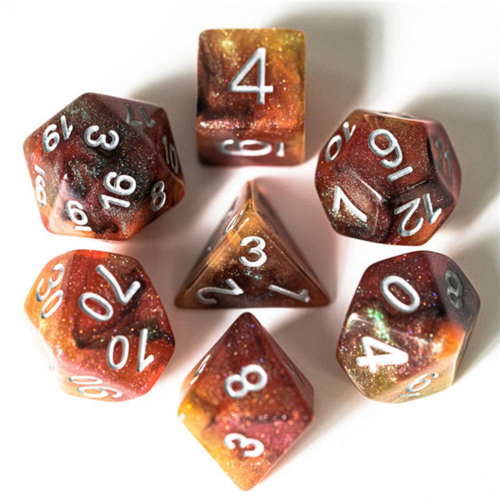 Copper Cosmos RPG Dice Set (ONLINE ORDER ONLY)