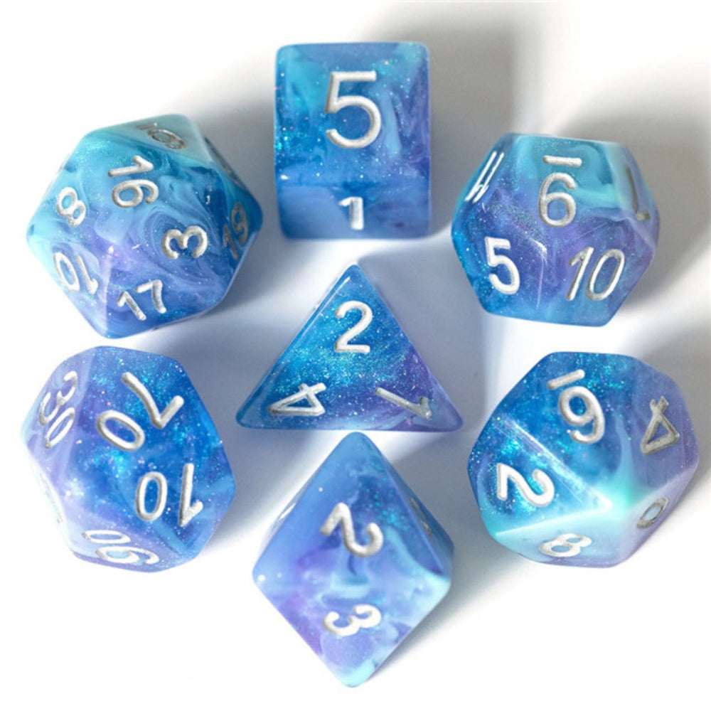 Cerulean Night RPG Dice Set (ONLINE ORDER ONLY)