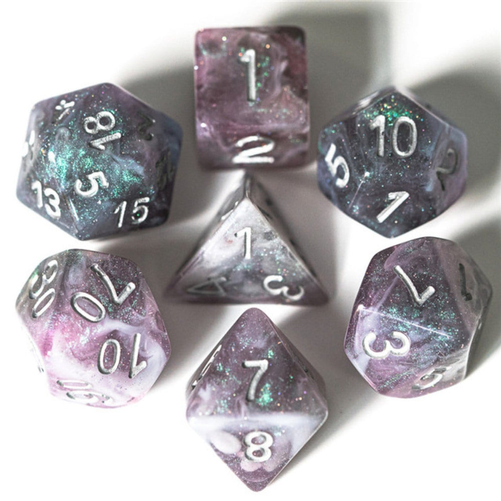 Aurora Borealis RPG Dice Set (ONLINE ORDER ONLY)