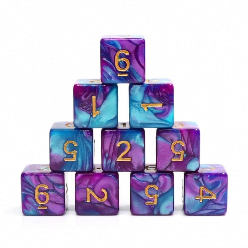 12 piece D6s - Mermaid Beach (ONLINE ORDER ONLY)