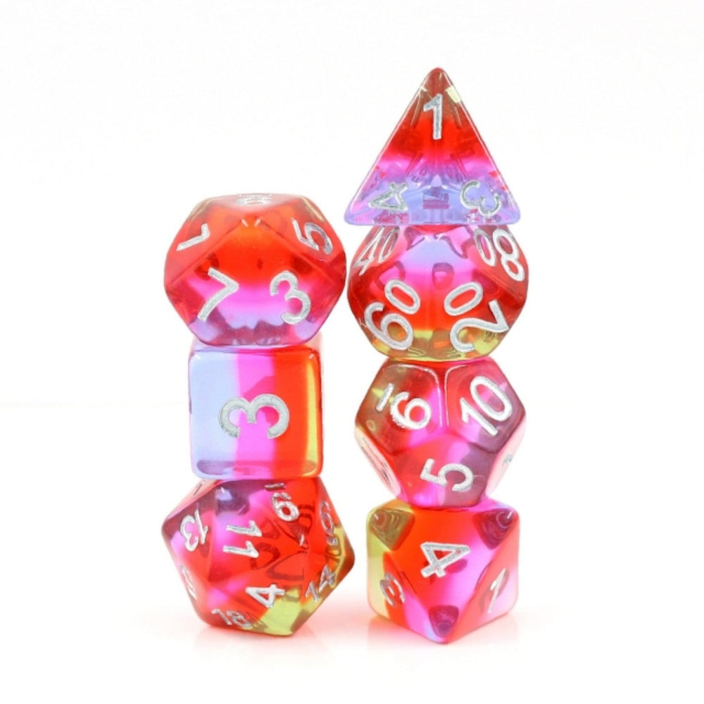 Pomegranate Blossom RPG Dice Set (ONLINE ORDER ONLY)