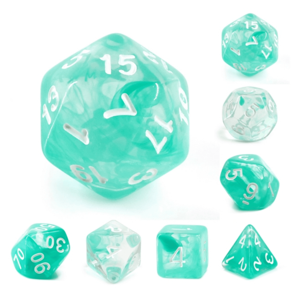 Lake Teal RPG Dice Set (ONLINE ORDER ONLY)