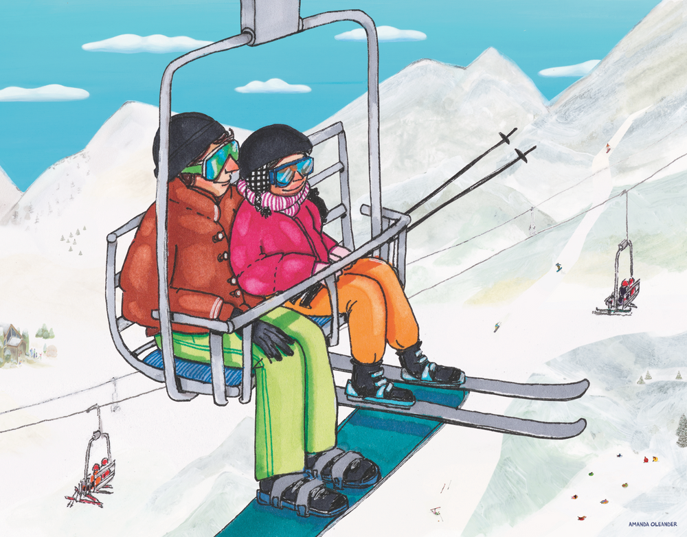 The Skiers, Amanda Oleander (Online Order Only)