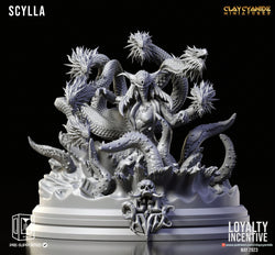 3D Printed Clay Cyanide Scylla 28 32 mm D&D (Online Only)