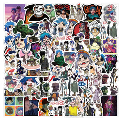 10/30/50pcs Gorillaz Band Sticker Packs (ONLINE ORDER ONLY)