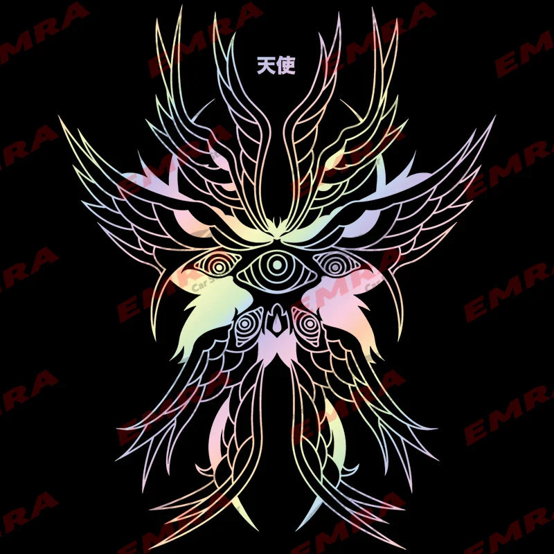 Guardian Angel for Car Stickers Decoration Windshield Banner Anime External Accessories JDM Sports Style Waterproof Vinyl Decals (ONLINE ORDER ONLY)