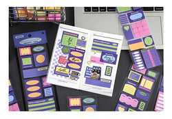 6pcs/lot Inspiration Records Series Writable Sticker Diary Scrapbooking Collage Sticky Note Decoration Sticker Kawaii Stationery (Online Order Only)