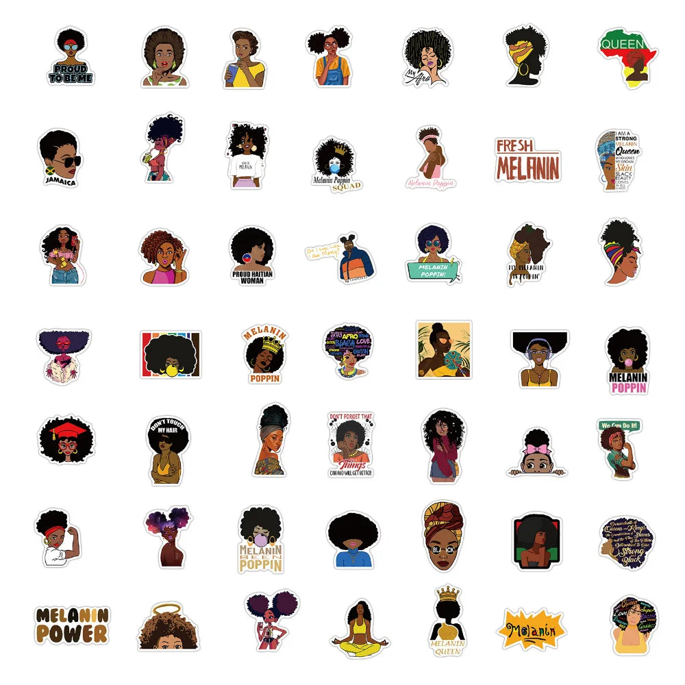 Singer and Rapper Melanin Sticker Packs (ONLINE ORDER ONLY)