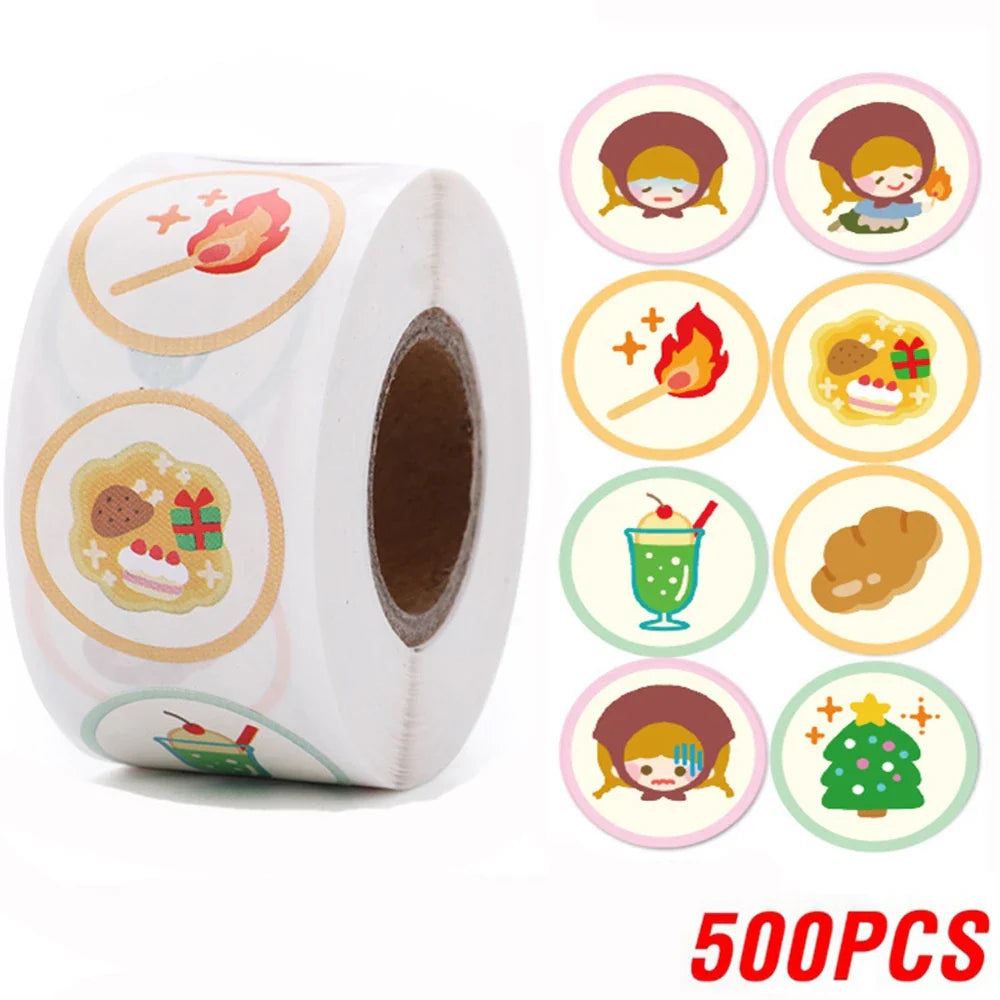 100-500pcs Reward Stickers Cute animals Motivational Stickers for Kids toys School Reward Students Teachers Stationery Labels (Online Order Only)