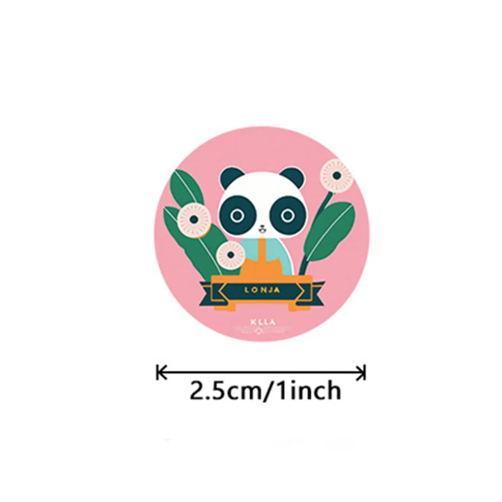 100-500pcs Panda Stickers Funny Animal Cartoon Decals Notebook Stationery Kids Sticker DIY Toys Gift Decoration Sealing Label (ONLINE ORDER ONLY)