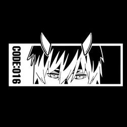 Japanese Anime Car Sticker Personality Die Cutting Vinyl Decal Girl Decoration Notebook Bumper Window External Accessories (ONLINE ORDER ONLY)