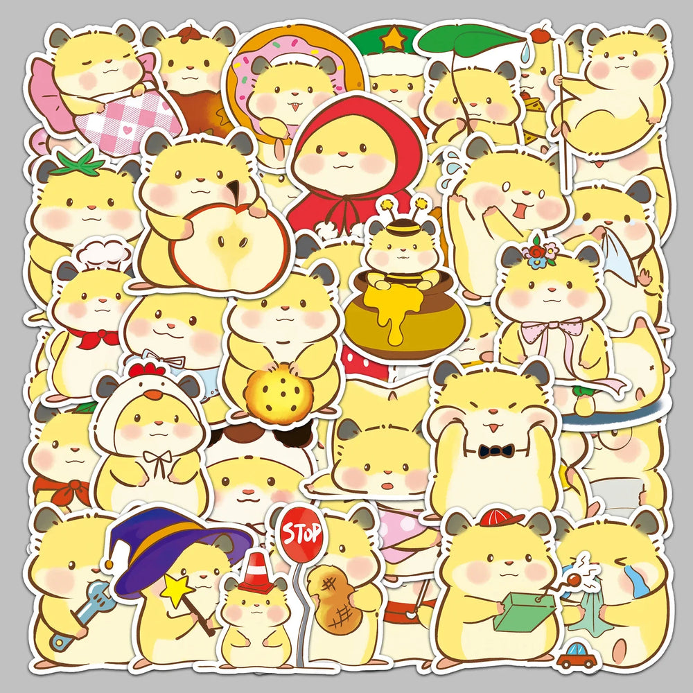 50pcs Cute Bear Graffiti Stickers for Helmet, Wall, DIY Decoration (ONLINE ORDER ONLY)