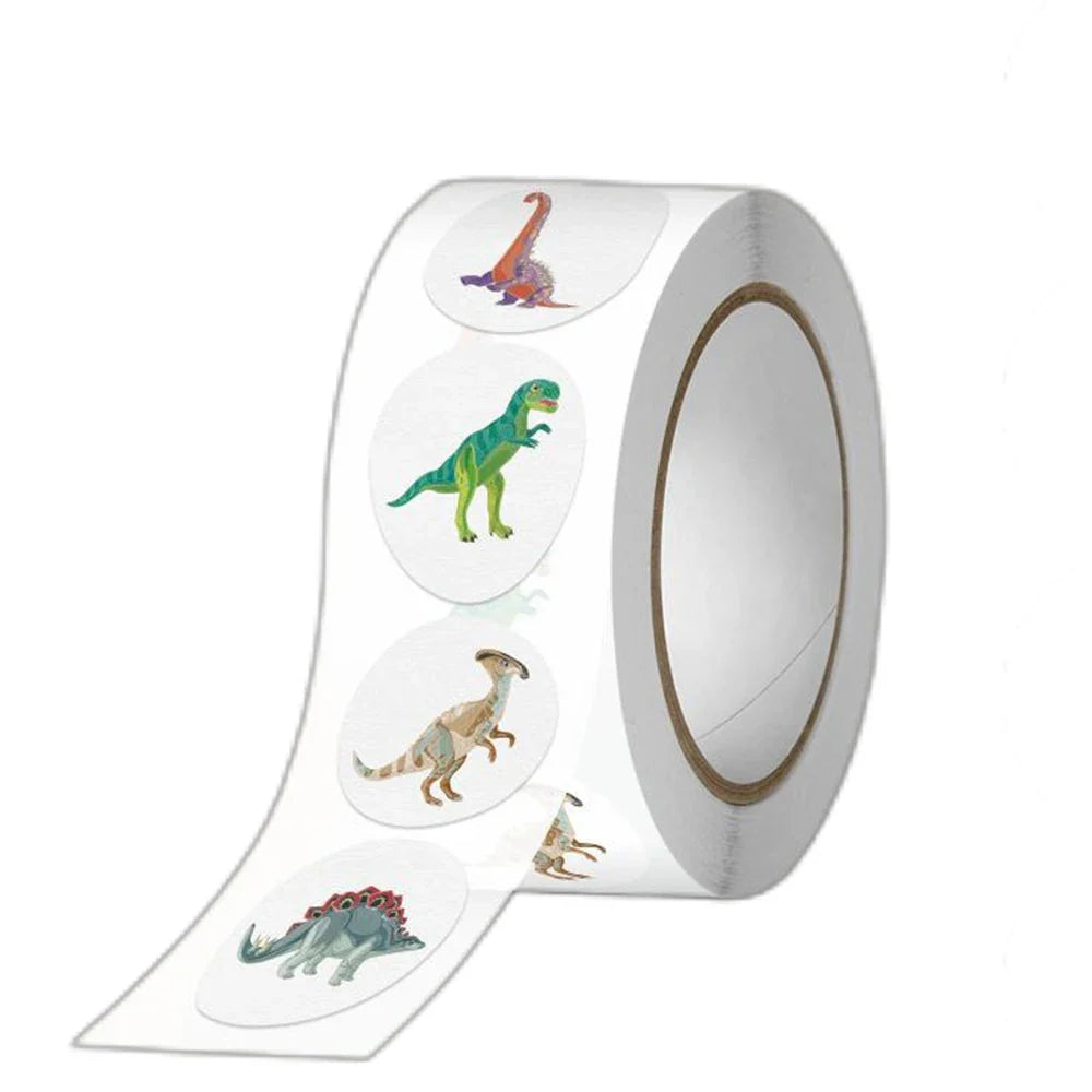 100-500pcs Cartoon Animal Reward Sticker Label Thank You Cute Game Sticker DIY Gift Sealing Label Decoration Supple (ONLINE ORDER ONLY)
