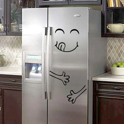 Cute Kitchen Fridge Wall Stickers - Happy Face Art Decoration (Online Order Only)