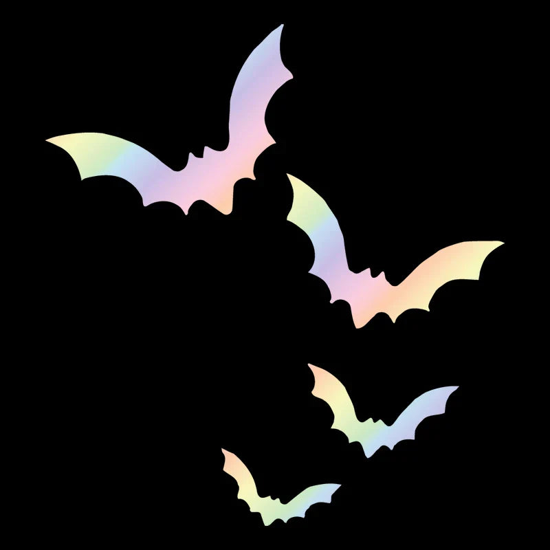 Spooky Bats for Car Sticker Decoration Nterior Rearview Mirror Halloween Stickers Waterproof Interior Accessories Vinyl Decals (ONLINE ORDER ONLY)