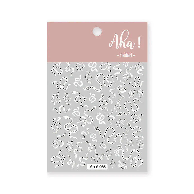 1pc Cute White Cloud Nail Stickers Ultra Thin Nail Art Stickers Self Adhesive Decals Star Moon/Flower/Clouds Kawaii Nail Decals (Online Order Only)