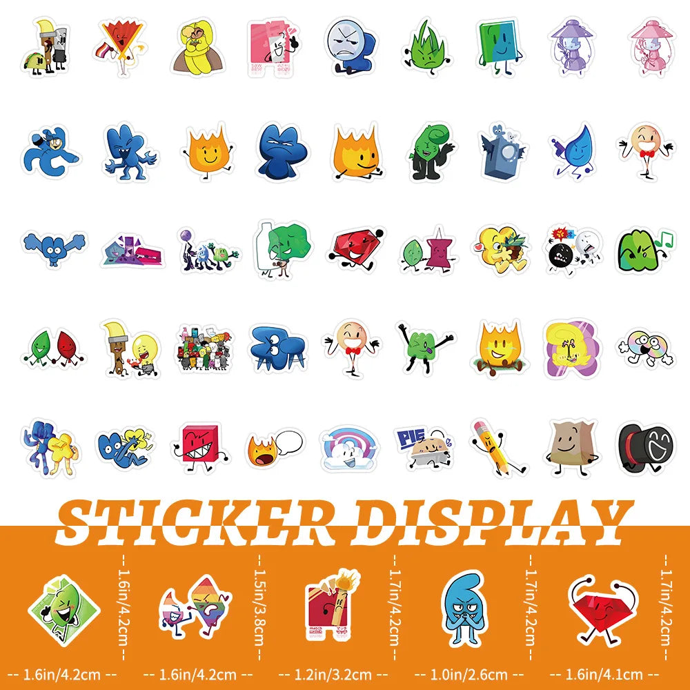10/30/50/103PCS Funny Game Stickers Cartoon Sticker Waterproof Decoration DIY Luggage Laptop Phone Car Bike Skateboard Decals (ONLINE ORDER ONLY)