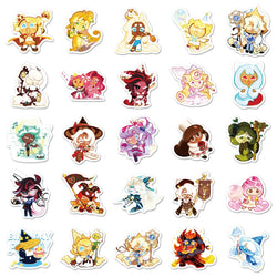 10/30/50PCS Cookie Run Kingdom Stickers Toys Skateboard Guitar Computer Skateboard Cup Desk Cartoon Cute Creative Graffiti Toy (ONLINE ORDER ONLY)