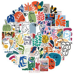 Matisse Graffiti Stickers for Skateboard Laptop Luggage Fridge Phone Car DIY Decals (10/30/50pcs) (ONLINE ORDER ONLY)