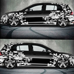 Camouflage Stickers For Car Stickers Decorative Side Full Body Vehicle Automobile Modification External Accessories Vinyl Decals (ONLINE ORDER ONLY)