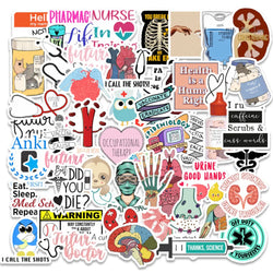 10/50/100Pcs/set Doctor Nurse TV Show Scrapbooking Stickers Decal for For Guitar Laptop Luggage Car Fridge Graffiti Sticker (ONLINE ORDER ONLY)