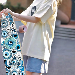 10/30/60PCS Evil Eye Graffiti Stickers Aesthetic Decals DIY Skateboard Motorcycle Notebook Laptop Luggage Car Waterproof Sticker (ONLINE ORDER ONLY)