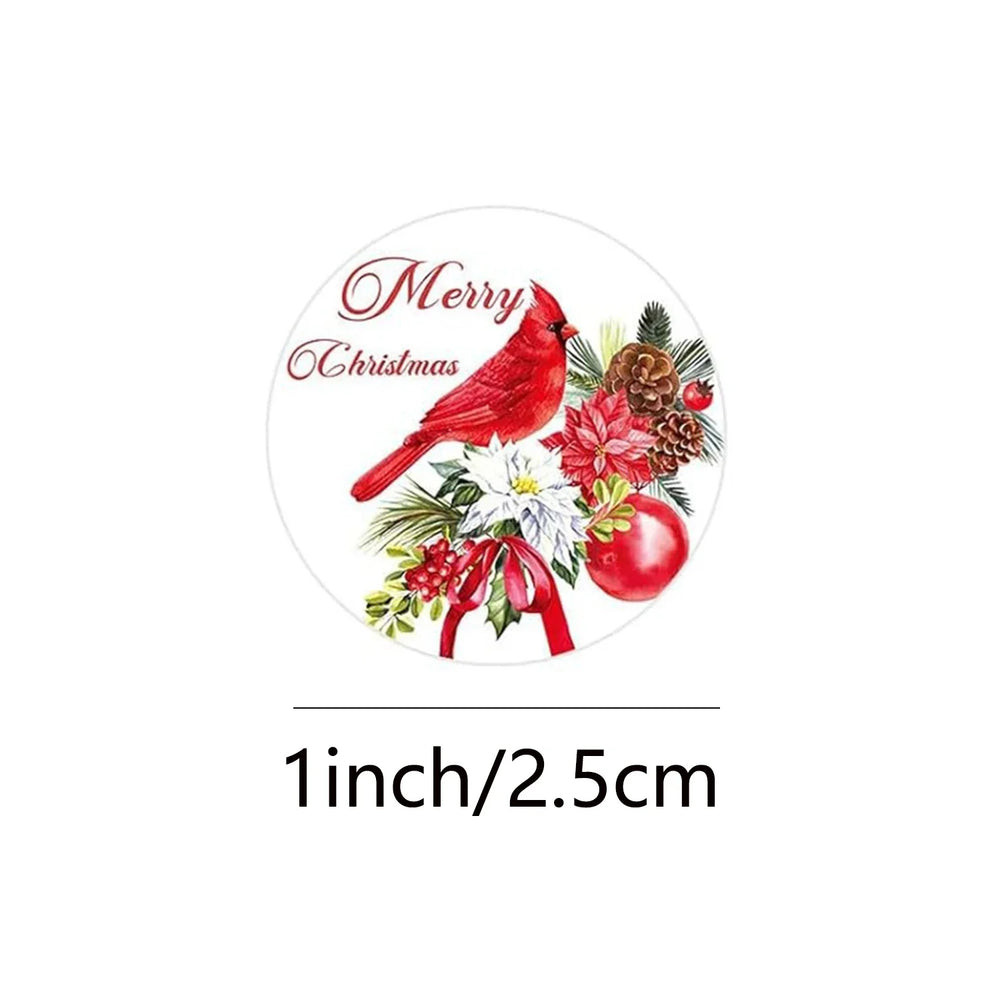 100-500Pcs Christmas Stickers Xmas Labels Stickers Decor Merry Christmas Decorations For Home New Year Gift Stationery stickers (Online Order Only)
