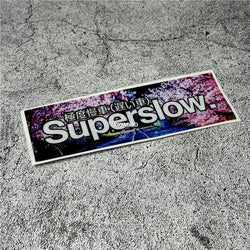 Car Styling Stickers Decal for Flower Cherry Blossom Superslow Auto Motor Applique Vinyl Tape Window Tape (ONLINE ORDER ONLY)